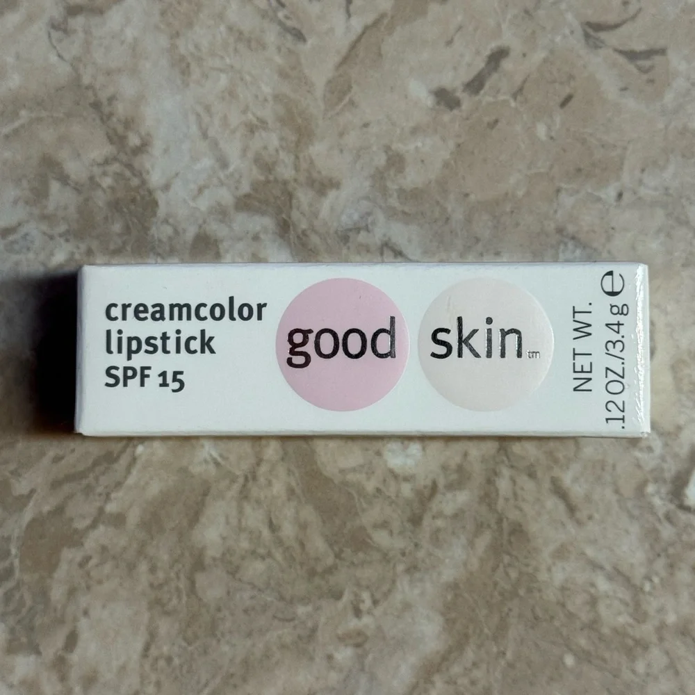 Good Skin Creamcolor Red Lipstick SPF15 11 Rhubarb New in Box
